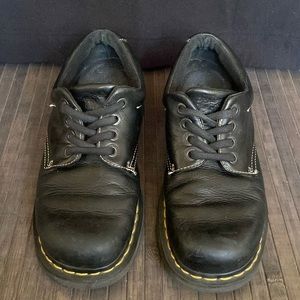 Vintage Dr. Martens Black Leather Oxfords Size US Mens 8 /US Womens 9